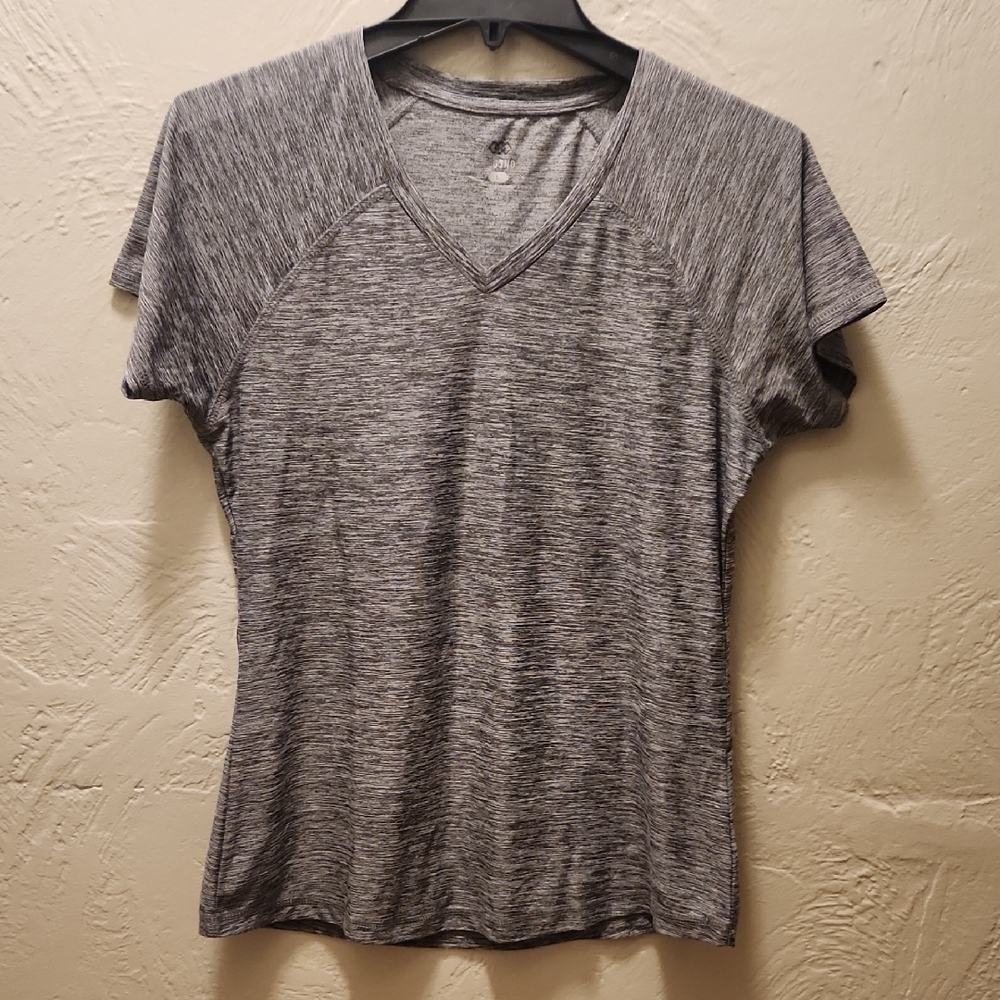 Heather Gray V-Neck Women's Tee